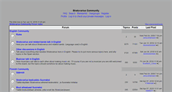 Desktop Screenshot of forum.stratovarius.com